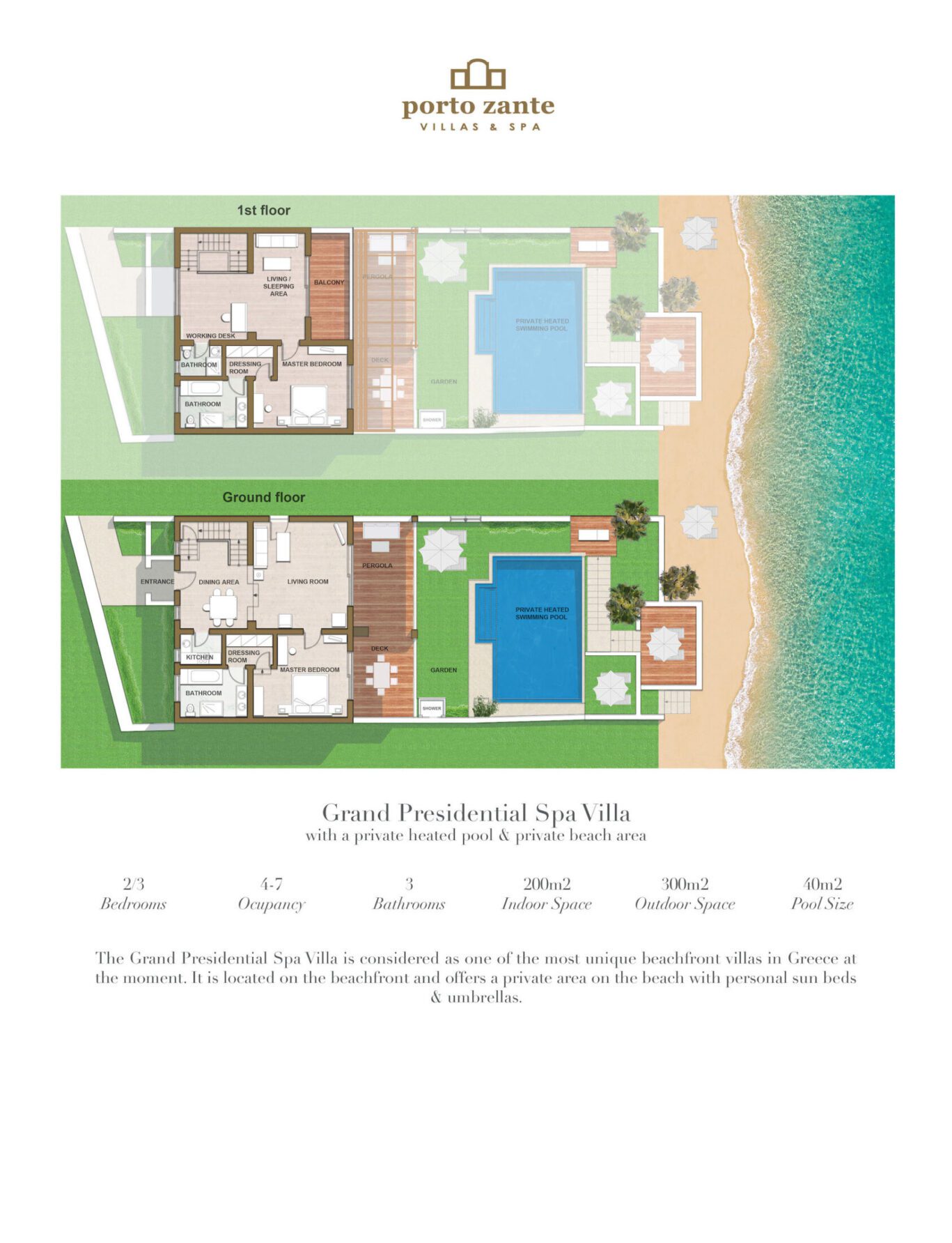 07 – Grand Presidential Spa Villa – Floorplan-2022