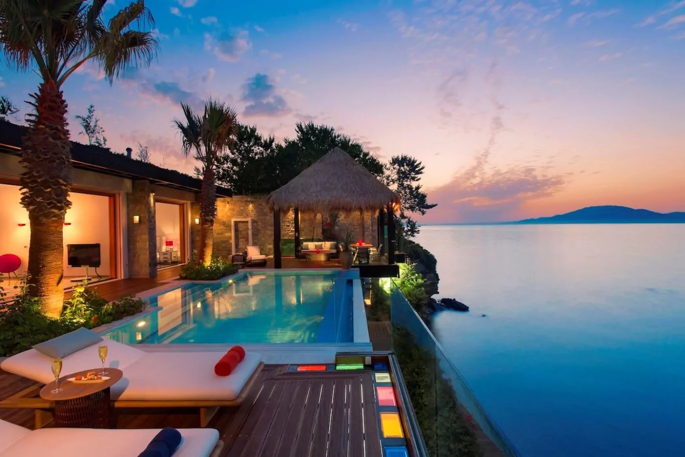 Greece 5-Star Two-bedroom private ultra luxury villa ROYAL INFINITY VILLA with private heated pool and private beach Porto Zante Villas & Spa Zakynthos Island