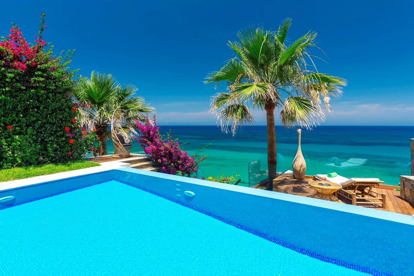 Greece Private Luxury Villa With Pool and sea views GRAND PRESIDENTIAL SPA VILLA Luxury private Hotel Porto Zante & Spa Zakynthos Island