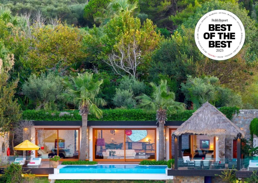 Beachfront villa with private pool at Porto Zante Villas & Spa, named Best Boutique Hotel in the World 2025 by Robb Report
